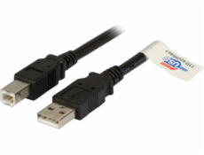 USB EFB kabel USB-A – USB-B 5 m černý (K5256SW.5)