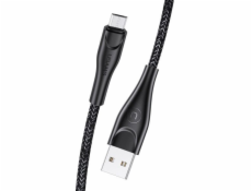 Usams USB-A - microUSB USB kabel 2 m černý (63792-uniw)