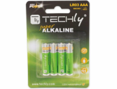 Techly High Energy AAA / R03 Baterie 4 ks.