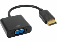 Akyga DisplayPort - D-Sub (VGA) AV adaptér černý (AK-AD-36)