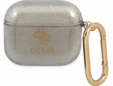 Ochranné pouzdro Guess GUA3UCG4GK Glitter Collection pro AirPods 3 šedé