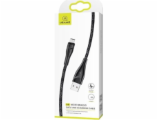 Usams USB-A – Lightning kabel 3 m černý (63790-uniw)