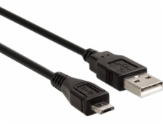 Maclean USB-A - microUSB kabel 1,5 m černý (MCTV-758)