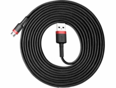 Baseus USB-A - microUSB USB kábel 3 m Čiernočervený (CAMKLF-H91)