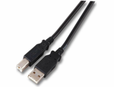 EFB USB kabel USB-A – USB-B 1 m černý (K5255SW.1)