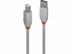 Lindy USB-A - USB-B USB kabel 1 m černý (36682)