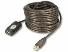 Lindy USB-A - USB-A USB kabel 20 m černý (42631)