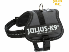 Trixie Julius-K9® Powerharness® postroj, pes, antracit, Baby 2/XS–S: 33–45 cm/18 mm