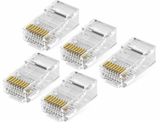 Ugreen UGREEN Ethernet RJ45 zástrčka, 8P/8C, Cat.5/5e, UTP (50 ks)