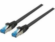 EFB Patchcord RJ45 S / FTP, kat. 6A, kat. 7 RohCable TPE superflex, 5m, černý (K5525FSW.5)