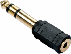 Lindy AV adaptér Jack 3,5 mm - Jack 6,3 mm černý (35620)