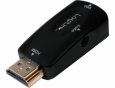 LogiLink HDMI AV adaptér – D-Sub (VGA) + Jack 3,5 mm černý (CV0107)