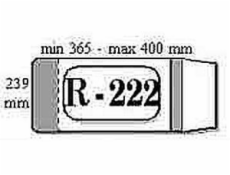 IKS Nastavitelný kryt R-222