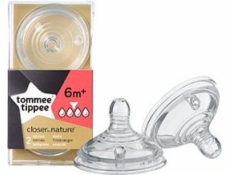 Tommee Tippee silikonový dudlík 6 m + 2 kusy (TT0092)