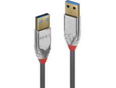 Lindy USB-A - USB-A kabel USB 1 m šedý (36626)
