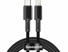 Baseus USB-C - Lightning USB kábel 2 m čierny (CATLGD-A01)