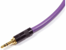 Melodika Jack 3,5mm - Jack 3,5mm kabel 0,75m fialový