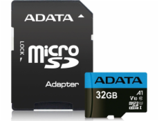 Karta ADATA Premier MicroSDHC 32 GB Class 10 UHS-I/U1 A1 V10 (AUSDH32GUICL10A1-RA1)