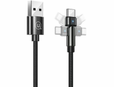 Usams USB-A – USB-C kabel USB 1 m černý (US-SJ477)