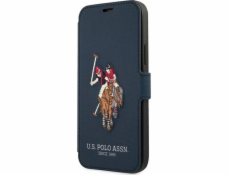 US Polo Assn US Polo USFLBKP12MPUGFLNV iPhone 12/12 Pro 6.1 tmavě modrá/námořnická kniha Polo Embroidery Collection