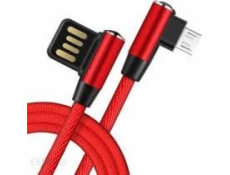 Libox USB-A - microUSB USB kabel 1 m červený (LB0149)