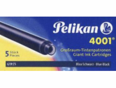 Náboje Pelikan GTP/5 long, modrá a černá