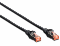 Digitus Patchcord CAT6, S-FTP, 3m, černý, 10 kusů (DK-1644-030-BL-10)