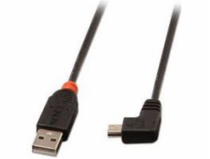 Lindy USB-A - miniUSB USB kabel 0,5 m černý (31970)