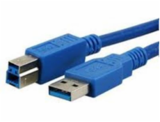 MediaRange USB-A – USB-B kabel USB 1,8 m modrý (MRCS144)