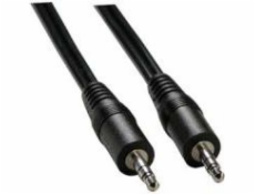 Kabel Jack 3,5mm - Jack 3,5mm 10m černý