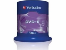 Verbatim DVD+R 4,7 GB 16x 100 kusů (43551)