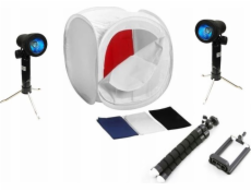 Sada Massa Studio Set Set bez stínu 40cm / 2x 50w lampa + stojan na telefon