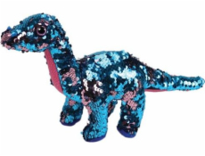 Meteor Mascot TY Beanie Boos Flippables flitrový dinosaurus 24 cm (36432)