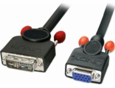 Lindy DVI-A - D-Sub (VGA) kabel 5m černý