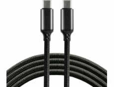 EverActive USB-C – USB-C USB kabel 1 m černý (CBB-1PD5)