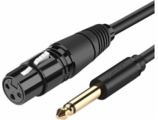 Ugreen Jack 6,3 mm - XLR kabel 2 m černý (UGR494BLK)