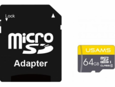 Karta Usams MicroSDHC 64GB Class 10 U1 (ZB119TF01)