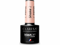 Claresa Claresa Soak Off UV/LED Shake hybridní lak 2 5g