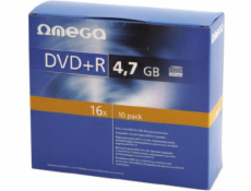 Omega DVD+R 4,7 GB 16x 10 kusů (56823)