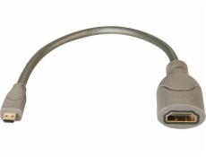 Lindy HDMI Micro - HDMI AV adaptér šedý (41298)