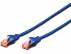 Digitus Patchcord CAT6, S-FTP, 0,25 m, modrý, 10 kusů (DK-1644-0025-B-10)