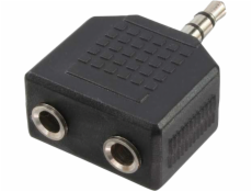 LogiLink Jack 3,5 mm – 2x Jack 3,5 mm černý (CA1002)