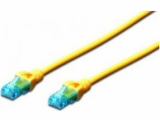 Digitus DIGITUS CAT 5e U-UTP patch kabel PVC AWG 26/7 délka 20m barva žlutá