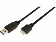 LogiLink USB-A - micro-B USB kabel 2 m černý (CU0027)