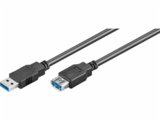 USB MicroConnect USB-A – USB-A kabel 5 m černý (USB3.0AAF5B)