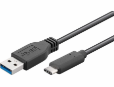 USB MicroConnect USB-A – kabel USB-C 3 m černý (USB3.1CA3)