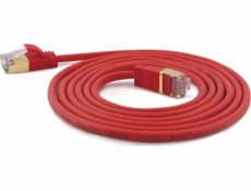 Wantec  Extra dünnesCat.7 RohCable SSTP Patch kabel - 0,2 m - Cat.7 RohCable - S/FTP (S- STP) - RJ- 45 - RJ- 45 - červený (7156)