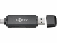 Čtečka Goobay USB 3.0 – USB-C™ 2v1 čtečka karet 58261