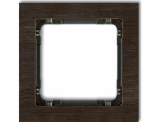 Karlik Deco Single frame - dřevěný efekt (wenge rám, černé dno) wenge efekt (DRD-1G)