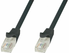 Techly TechlyPro síťový propojovací kabel RJ45 Cat5e UTP CCA 1m černý